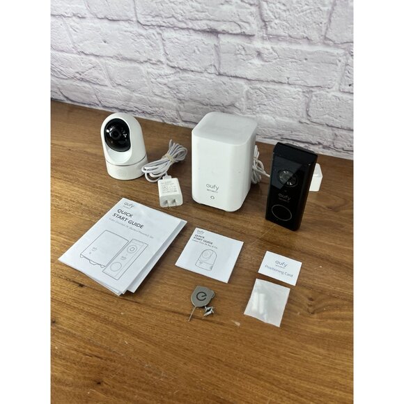 Eufy Wireless Video Doorbell 2K Security Camera T8210 + Home Base T8010 + T8410X - Picture 3 of 16